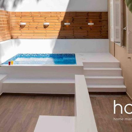 Nemeseos Ground Floor Homm Apartment With Roof Garden And Wading Pool Athena Bagian luar foto
