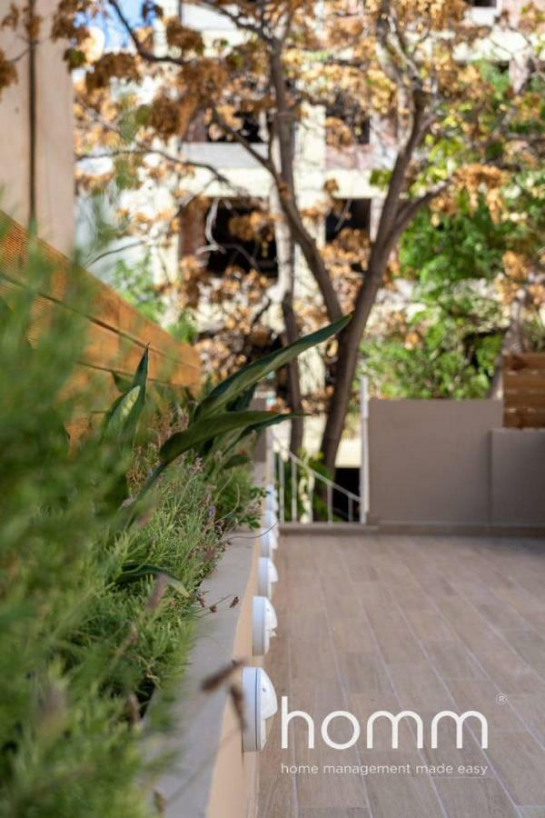 Nemeseos Ground Floor Homm Apartment With Roof Garden And Wading Pool Athena Bagian luar foto