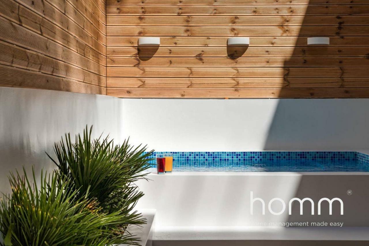 Nemeseos Ground Floor Homm Apartment With Roof Garden And Wading Pool Athena Bagian luar foto