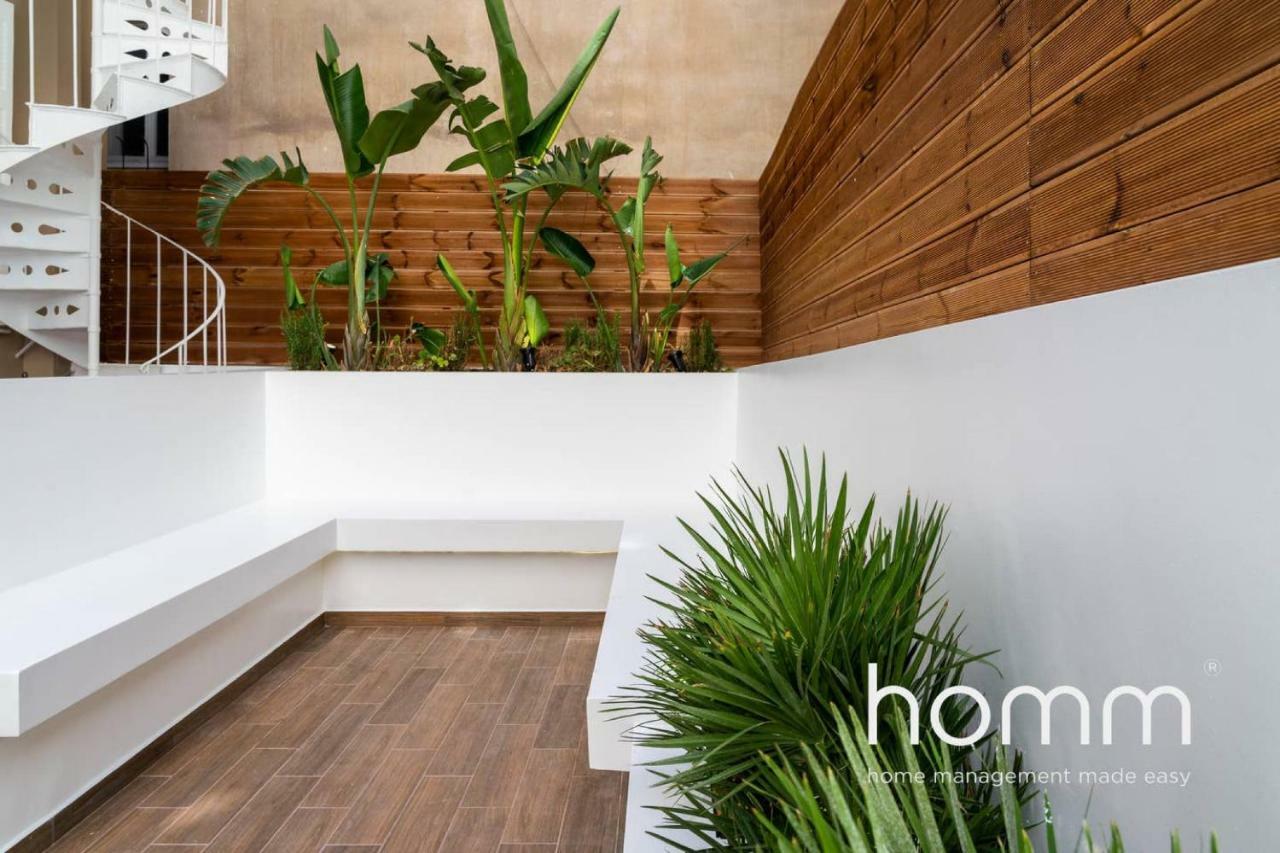 Nemeseos Ground Floor Homm Apartment With Roof Garden And Wading Pool Athena Bagian luar foto
