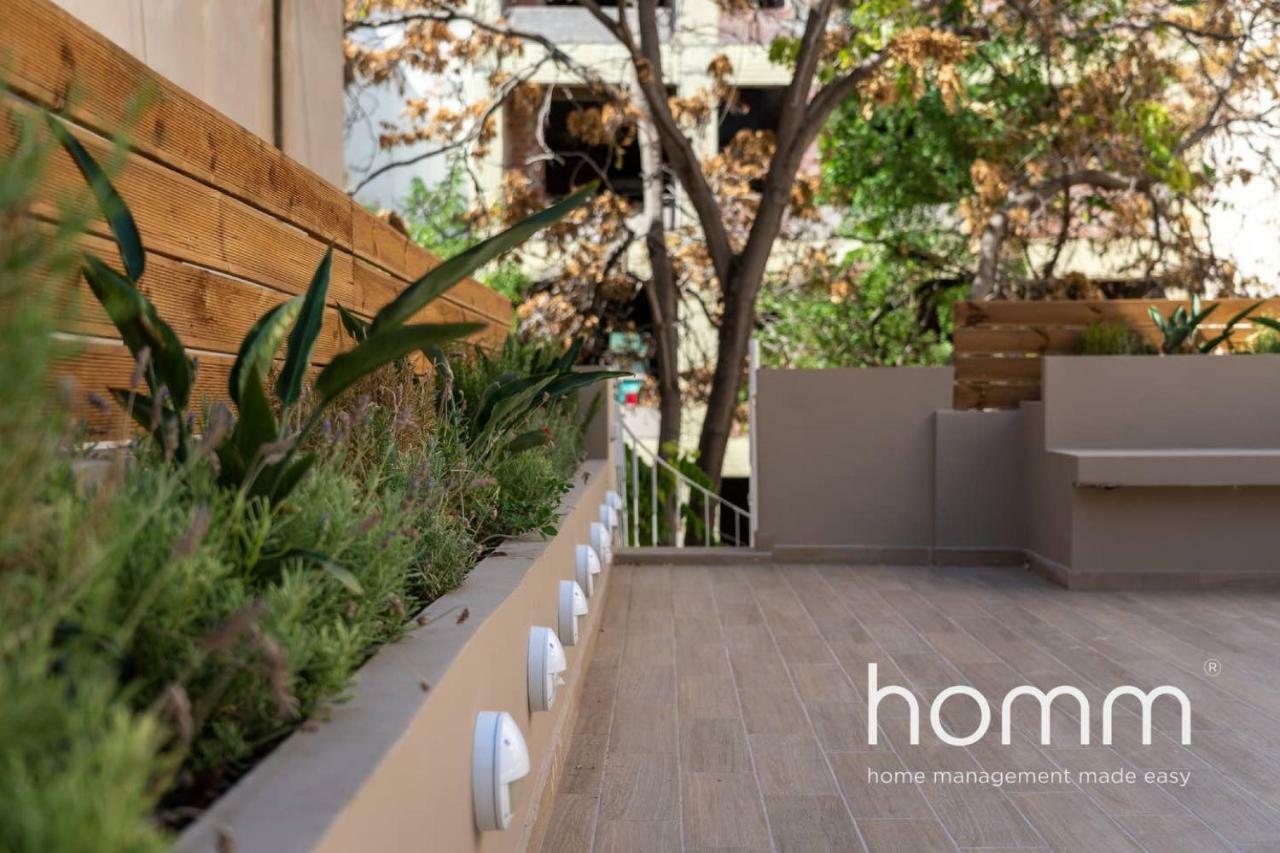 Nemeseos Ground Floor Homm Apartment With Roof Garden And Wading Pool Athena Bagian luar foto